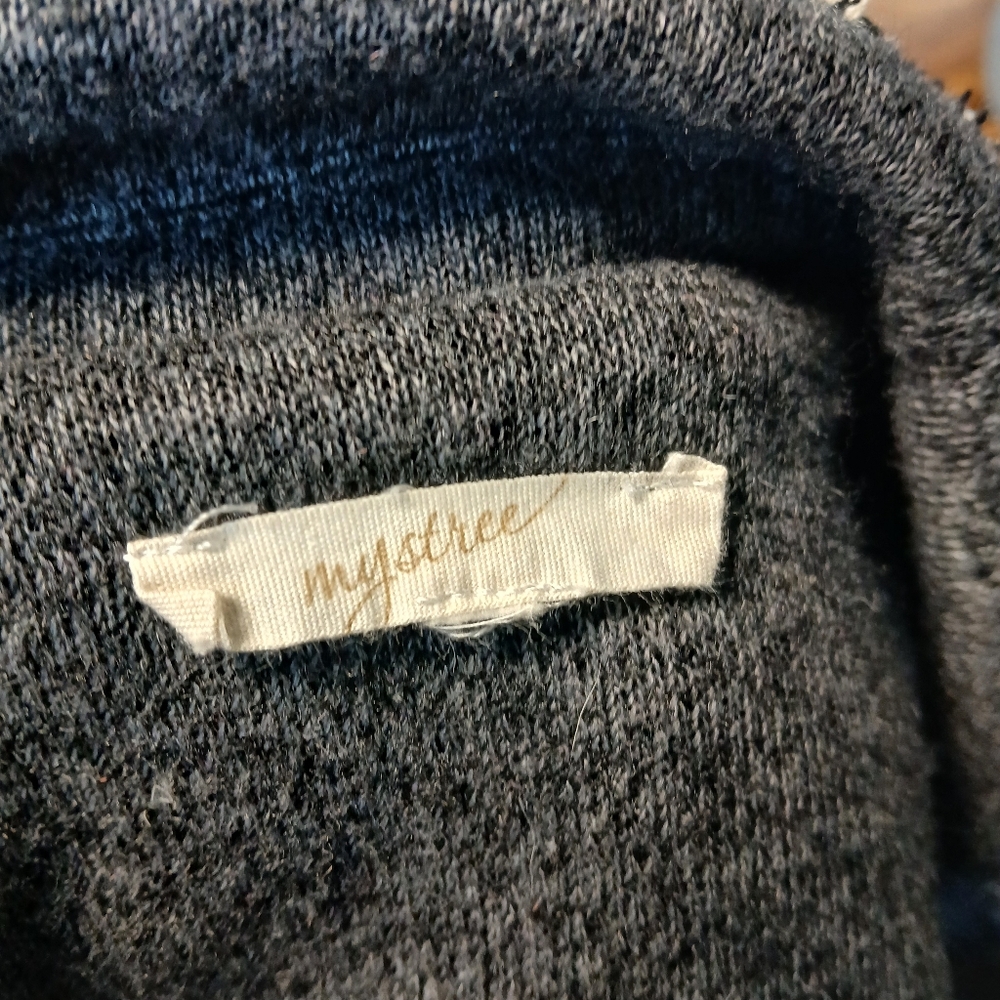 Mystree Women's‎ Gray Tweed Jacket Sz S - Picture 2 of 9